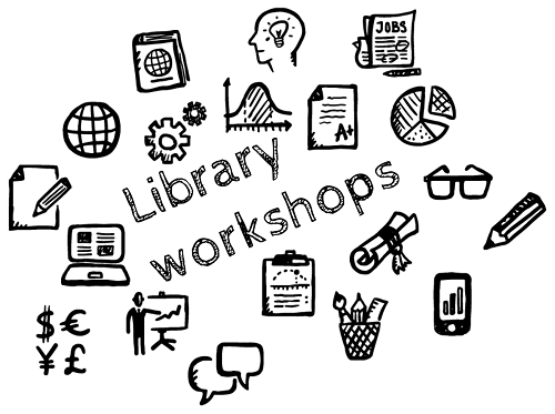 Library Workshops Logo